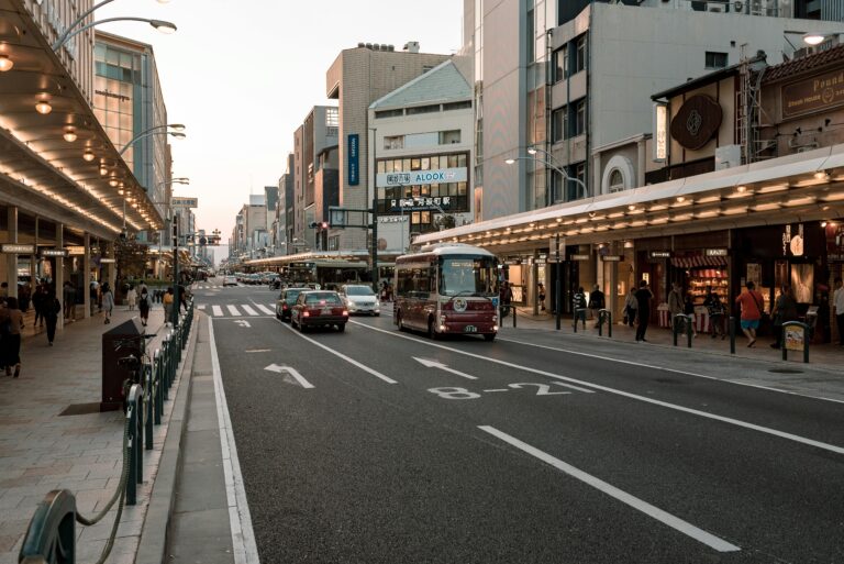 A Vehicles on the Road in Japan